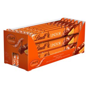 LINDOR Orange Milk Chocolate Stick 24-pc Case (31.2 oz)