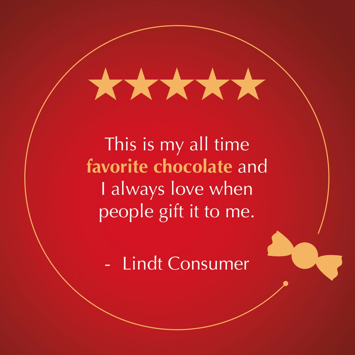 Personalized LINDOR Truffles Gift Box (8.4 oz, 20-pc) - Image 8